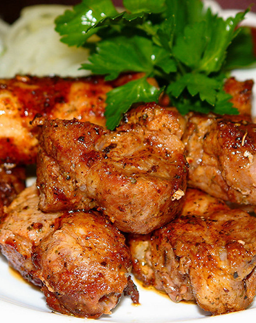 Шашлык шейка свинина